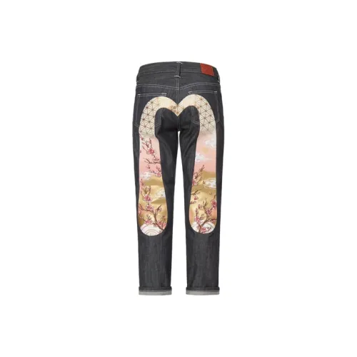 EVISU Джинсовый синий Женские джинсы