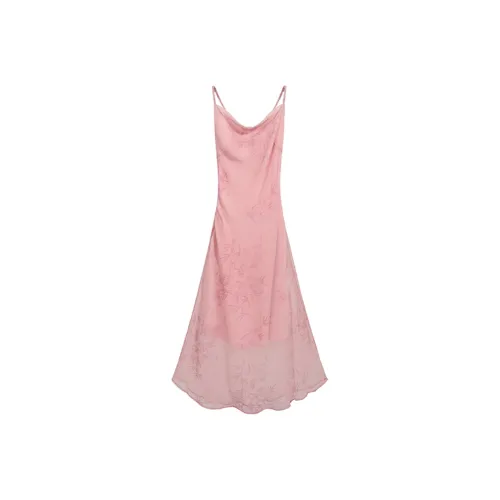 EIDOLON GRAIN Slip Платье Женское Розовое