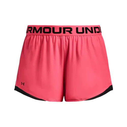 Under Armour Play Up Розово-красные Женские Повседневные шорты