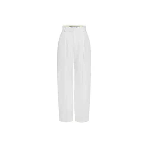 Jacquemus Белый/Белый Женские брюки костюма