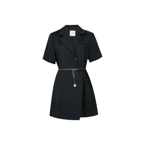 XG Black Женские Короткие Платья с Рукавами