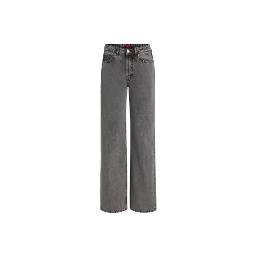 HUGO BOSS Серые Женские Джинсы