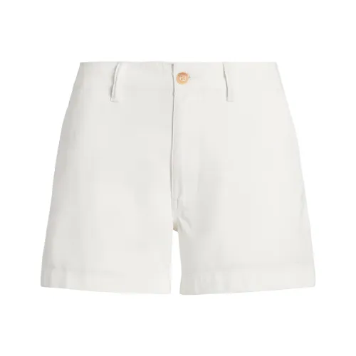 Polo Ralph Lauren SS24 Повседневные шорты Женские Выстиранный Белый