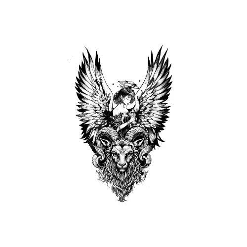 LIEJI Aries Longing Herbal Водонепроницаемый Временные татуировки