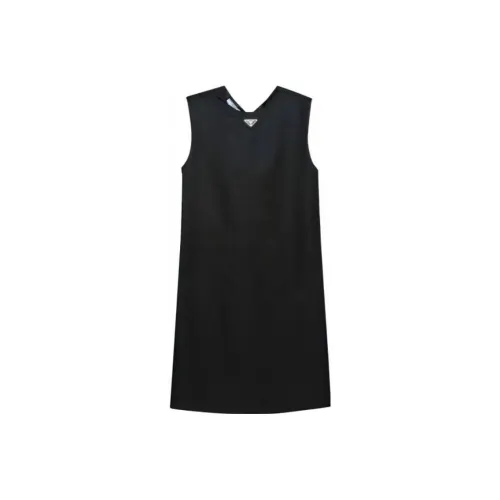 PRADA Черные Женские Платья без рукавов