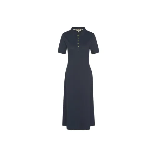 BARBOUR Короткий рукав платье женское морской синий