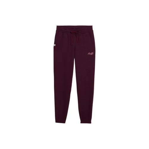 PUMA Live In Женские Joggers Вязаные Тренировочные Брюки Женские Темно-Красный