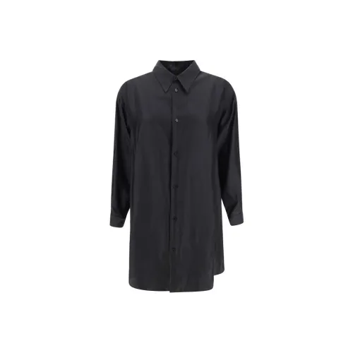 MM6 MAISON MARGIELA Длинное платье с длинными рукавами женское черное