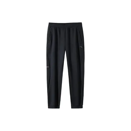 ANTA Variety Тренировки Коллекция Вязаные Тренировочные Брюки Женские Основные Черный
