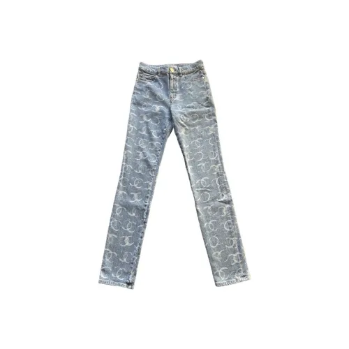 CHANEL 23 Осенний Зимний Новый Приход Джинсы Женские Синие