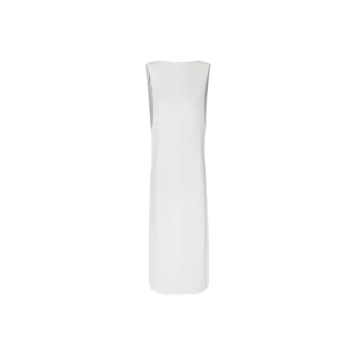 Jacquemus Белый/Белый Женские Платья без рукавов
