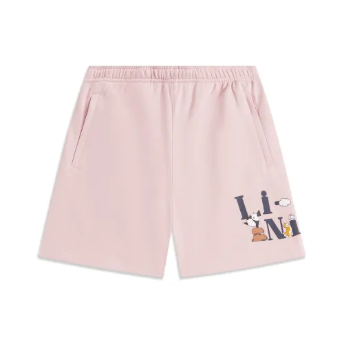 LINING Sports Life Collection Светлый румяно-розовый Женские Повседневные шорты