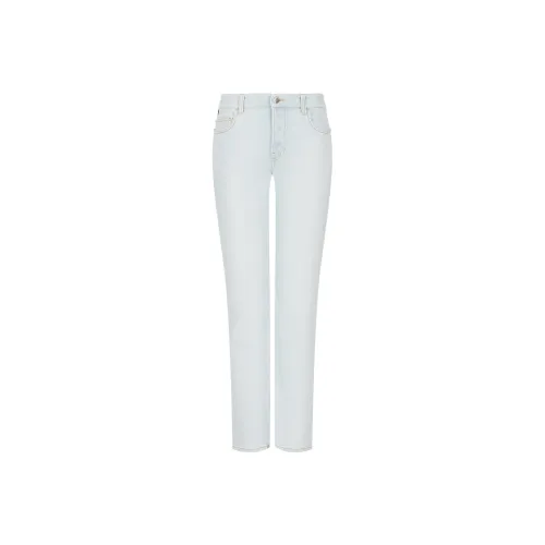 EMPORIO ARMANI Светло-синие Женские Джинсы