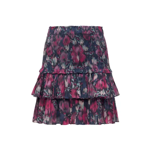 ISABEL MARANT Фиолетовый Женские Повседневные Короткие Юбки