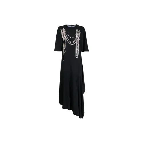 STELLA MCCARTNEY Black Женские Короткие Платья с Рукавами