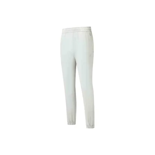 XTEP Вязаные спортивные брюки женские кремово-серого цвета