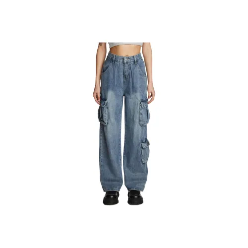 Dolls Kill Синие Женские Джинсы