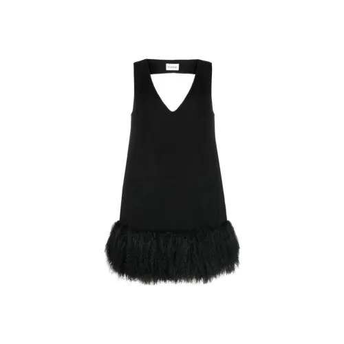 PAROSH Без рукавов Платье Женское Черное