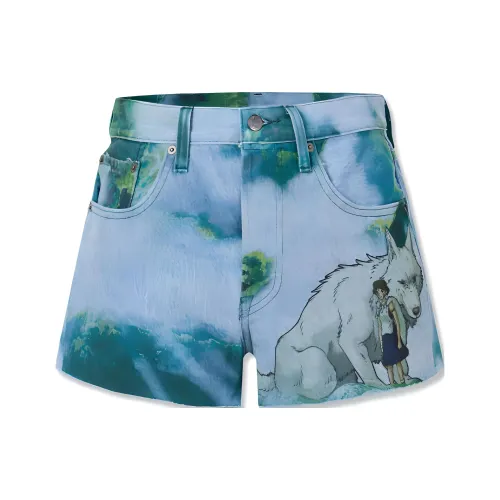 Levi's x YOULINGGONGZHU Повседневные шорты Женские Многоцветные