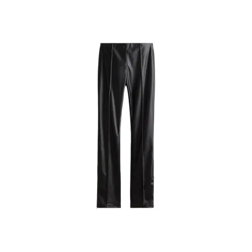 H&M Черные Женские Кожаные Брюки