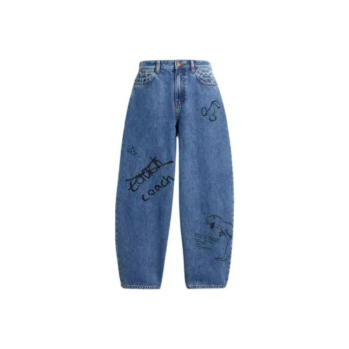 COACH Синие Женские Джинсы