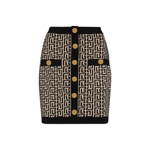 BALMAIN Повседневные короткие юбки Женские Светлый Умбра