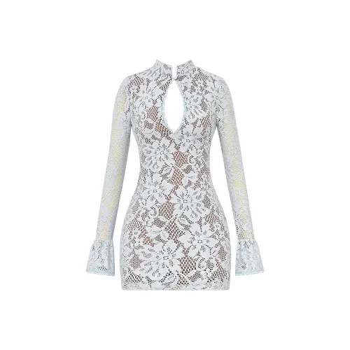 HOUSE OF CB Brianna Длинное платье с длинными рукавами Женское Bluebell Bluebell