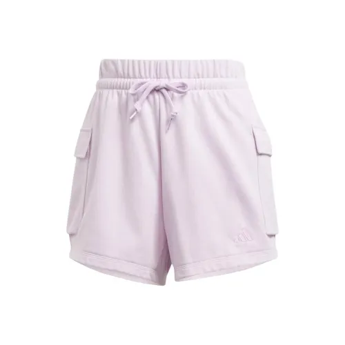 Adidas Повседневные шорты Женские Фиолетовые