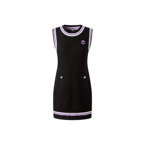 KARL LAGERFELD Без рукавов Платье Женское Черное
