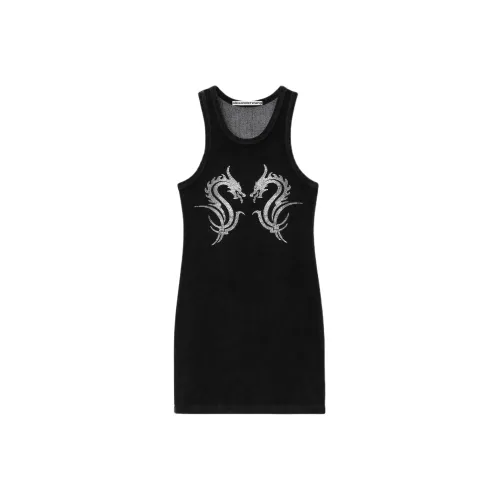 alexander wang Черное Женское Платье без рукавов