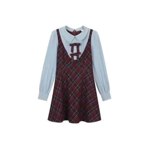 Lookinto Длинное платье с длинными рукавами женское