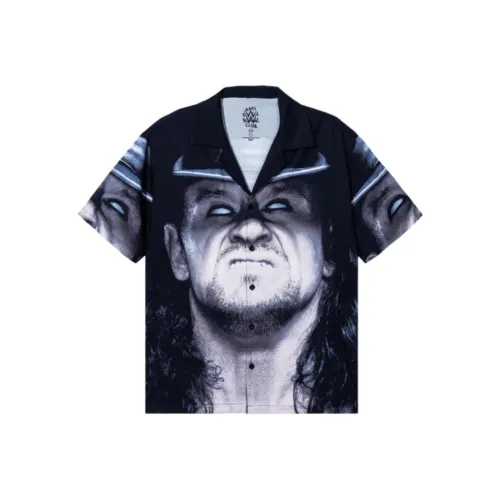 ANTI SOCIAL SOCIAL CLUB WWE Collaboration Черная унисекс рубашка