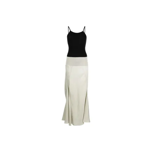 Low Classic SS24 Slip Платье Женское Бежевый Черный