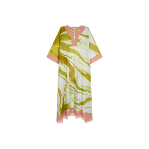 DRIES VAN NOTEN Многоцветные Женские Короткие Платья с Рукавами