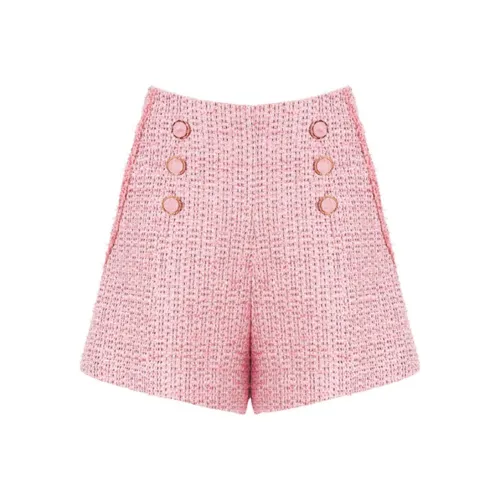 BESIONIA FW23 Повседневные шорты Женские Розовые