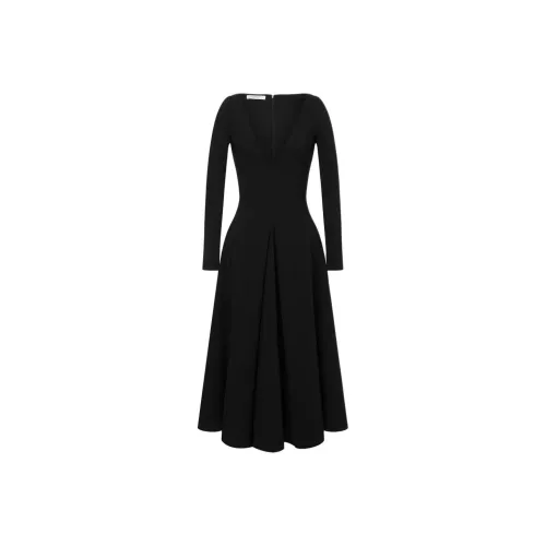 PHILOSOPHY DI LORENZO SERAFINI Длинное платье с длинными рукавами женское черное