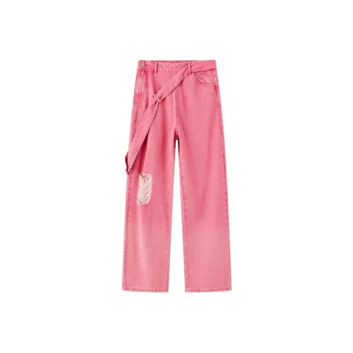 BETTERSAY Розовые Женские Джинсы