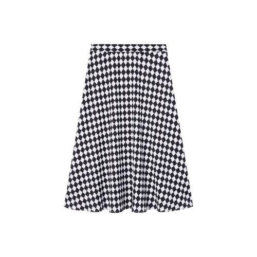 I'M ONE Черно-белая панда Женские Повседневные длинные юбки