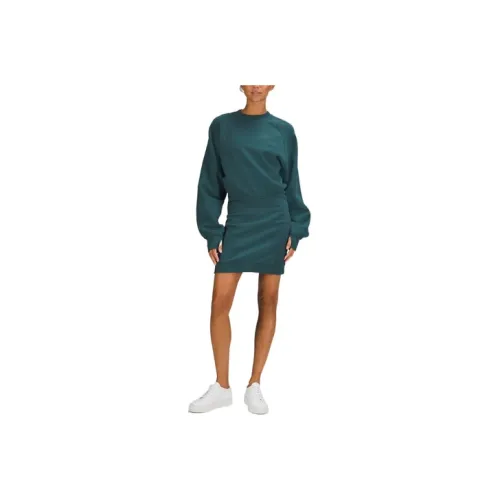 lululemon Scuba Series FW22 Длинное платье с длинным рукавом женское