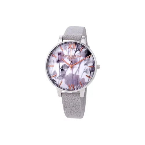 OLIVIA·BURTON Environmental Protection Наручные часы Кварцевый механизм Кожаный ремешок 38 мм Белый циферблат Женские часы