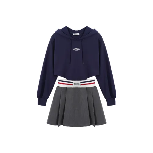 PP Женские Длинные Платья с Рукавами