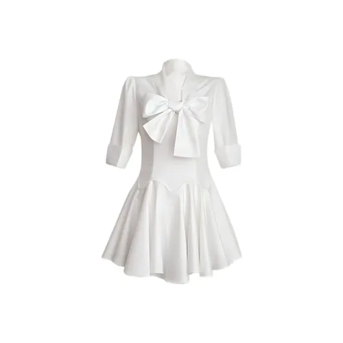 MA JOURNEE Короткое платье с короткими рукавами женское