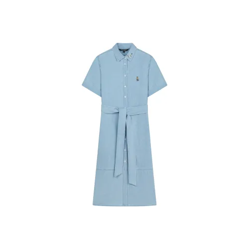 Teenie Weenie Короткий рукав Платье Женское Светло-синий