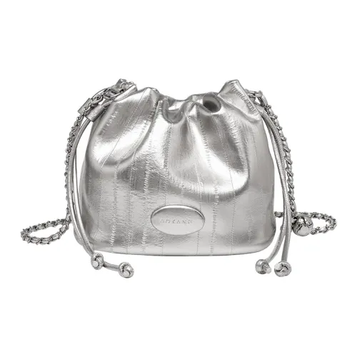 AOKANG Полиуретановая кожа ведрообразная сумка подмышечная сумка через плечо маленькая женская сумка через плечо многоцветная