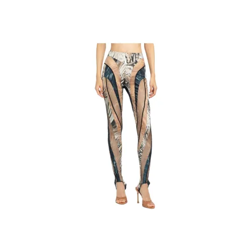 Mugler Leggings Женские Многоцветные