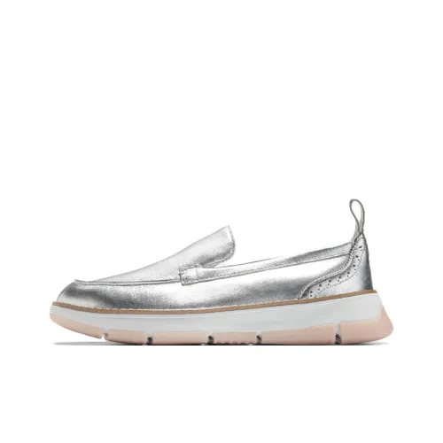 COLE HAAN Zerogrand Коллекция Лоферы Женские Серебряные