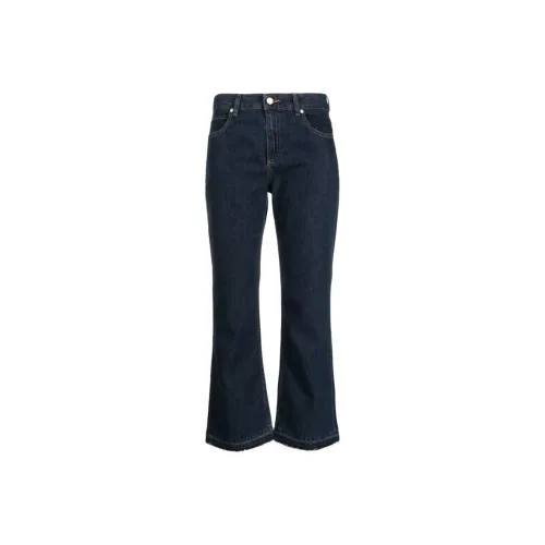RED VALENTINO Синие Женские Джинсы