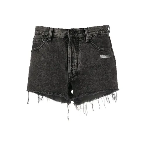 Off Белый FW20 Черный Женские джинсовые шорты