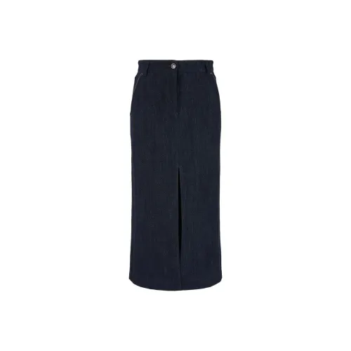 AMANI SS24 Denim Long Skirt Women's Indigo