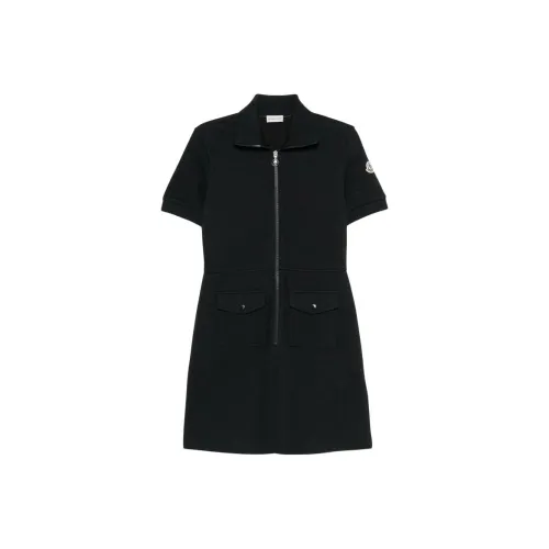 MONCLER Короткий рукав Платье Женское Морской синий